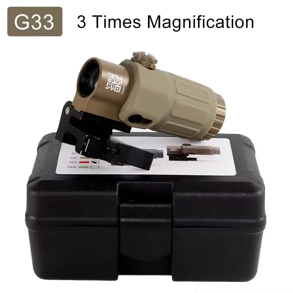 3X/5X Magnifier Scope with QD Side Mount — Compatible with G33 G43 G45 Sights