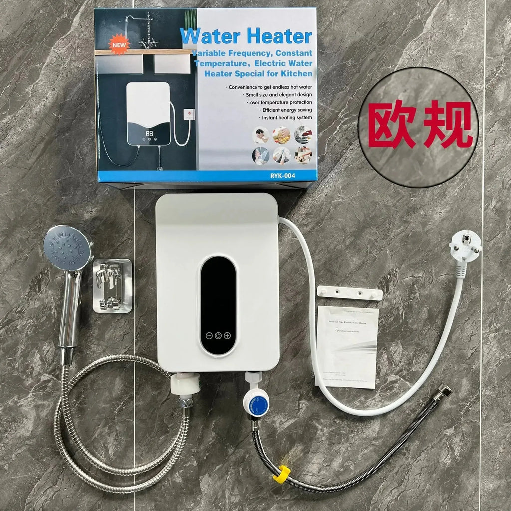 220V Instant Tankless Water Heater — Compact Electric On-Demand for Bathroom & Toilet