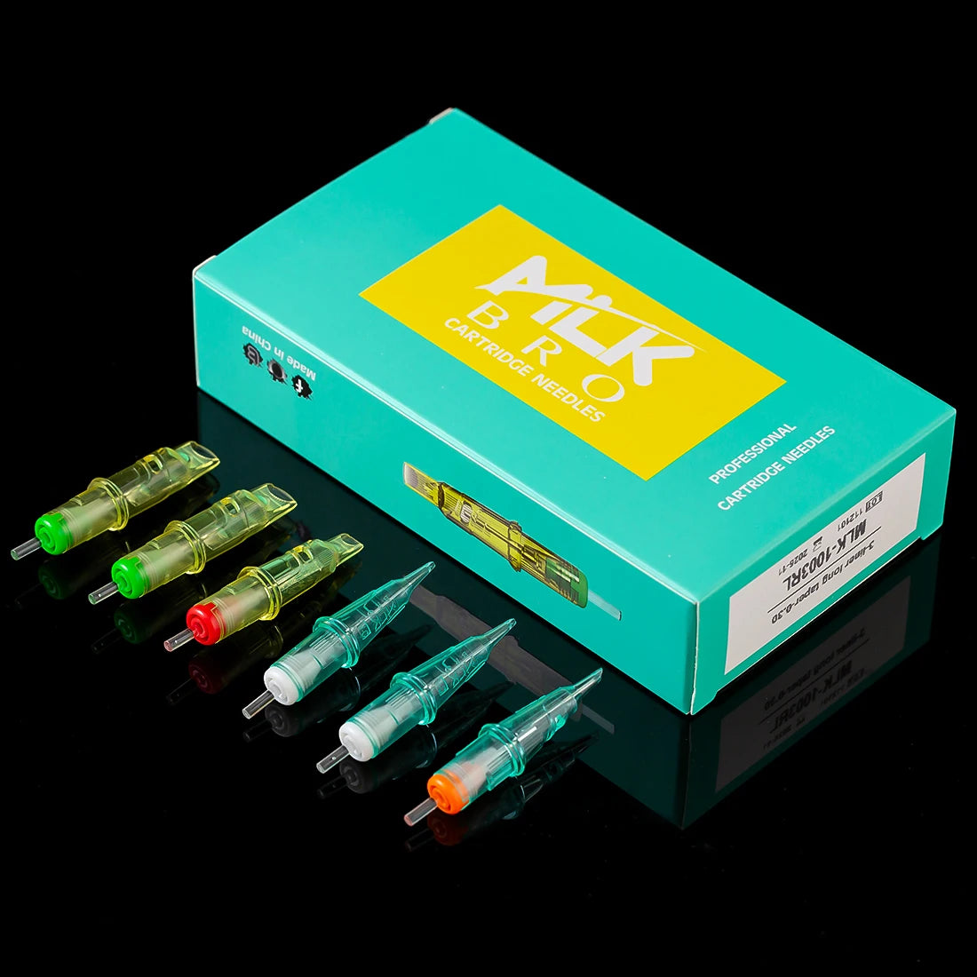 MLK BRO Disposable Cartridge Tattoo Needles — 20 Pcs/Box RL RS RM M1