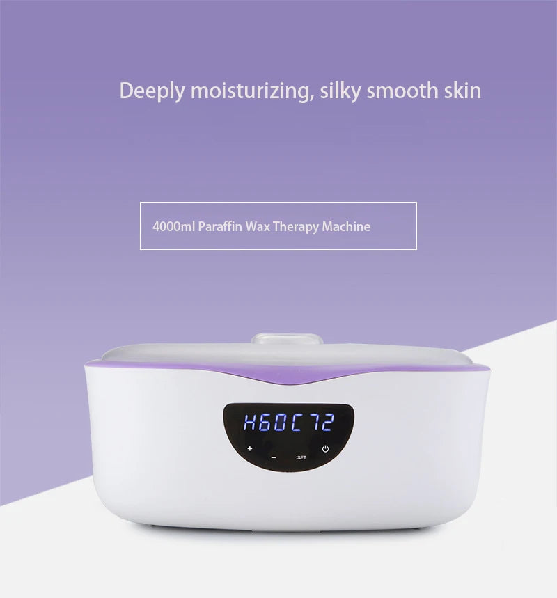 Paraffin Wax Machine 4000ml — Hand & Foot Moisturizing Wax Bath for Dry Skin