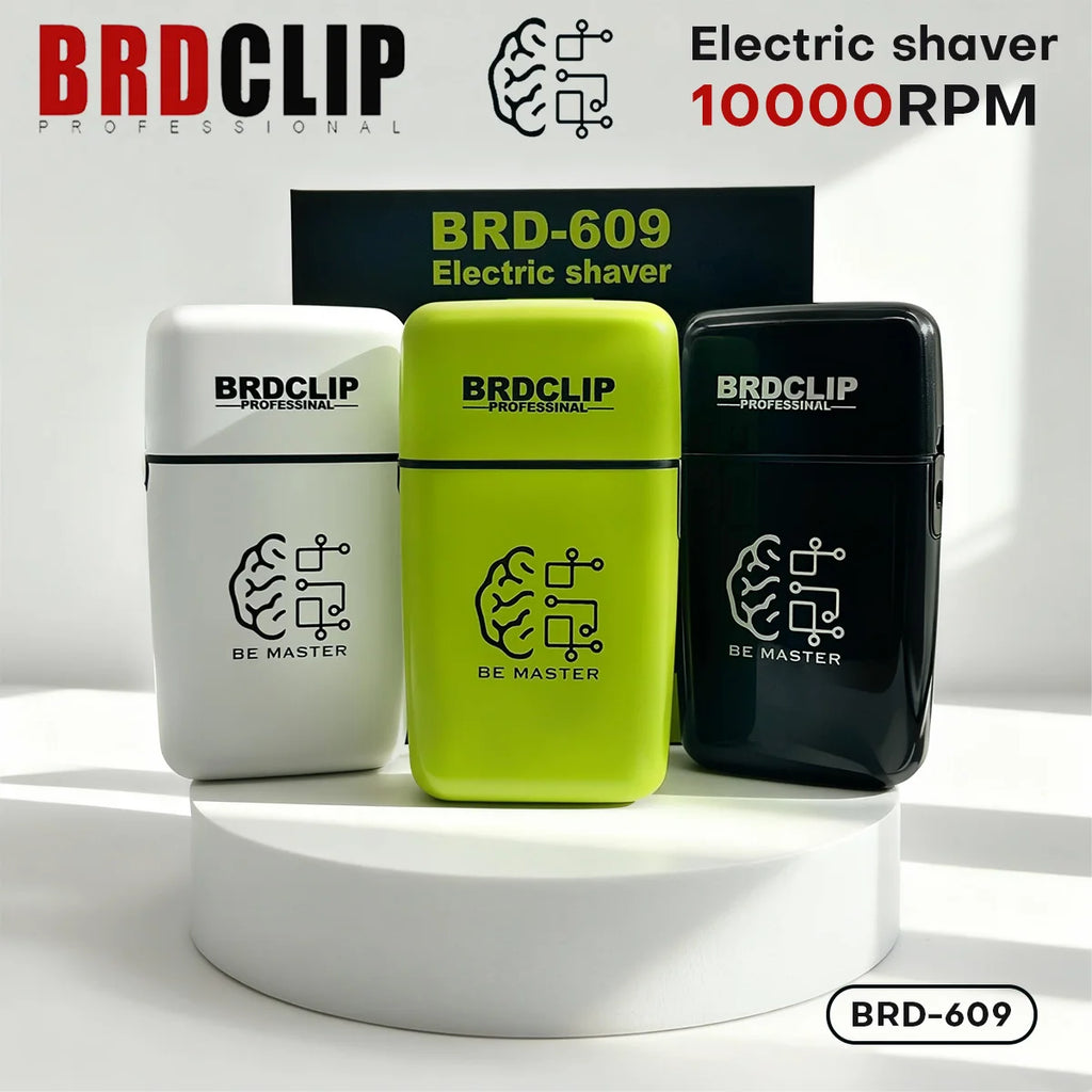 BRDCLIP Rechargeable Electric Shaver — Men's Cordless Razor for Smooth Daily Shaving