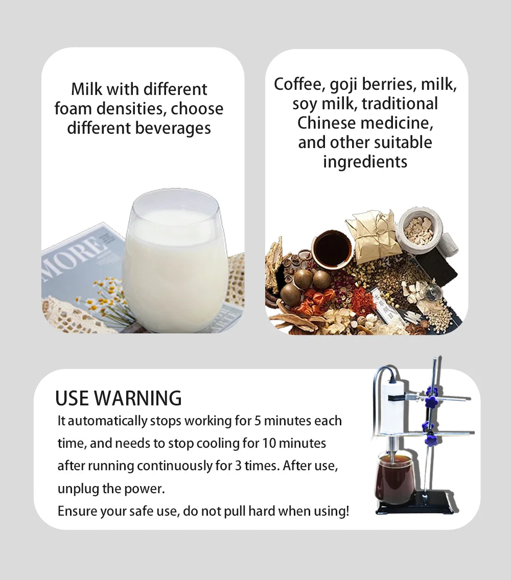 Ultrasonic Nutrition Extractor — Coffee, Flower Tea & Herbal Medicine Atmospheric Pressure Machine