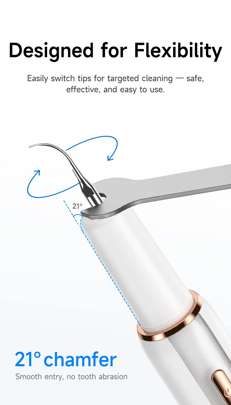Electric Ultrasonic Dental Cleaner — 5-Mode Calculus & Tartar Remover, Teeth Whitening Oral Care
