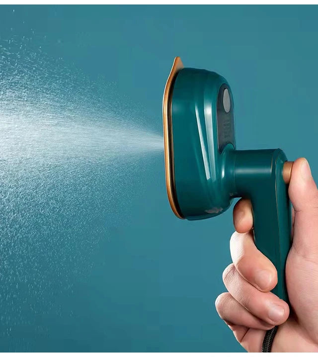 Mini Rotating Steam Iron — Portable Handheld Garment Steamer for Home & Travel