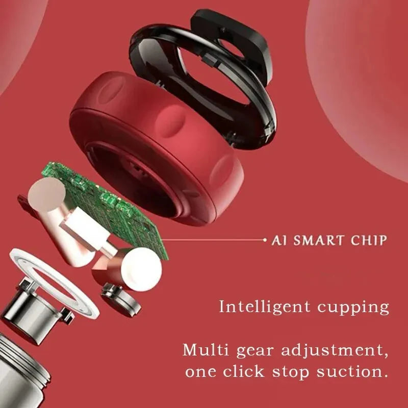 Intelligent Vacuum Cupping Massager - Gua Sha Cupping Massager for Back Neck Arm Body Care