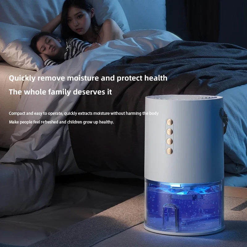 TINSOL 1300ml Portable Dehumidifier — Negative Ion, Anti-Mold for Home & Office
