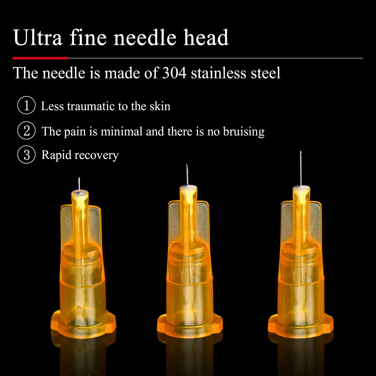 Disposable 34G Medical Micro Needle — Ultra-Fine Cosmetic Single Head