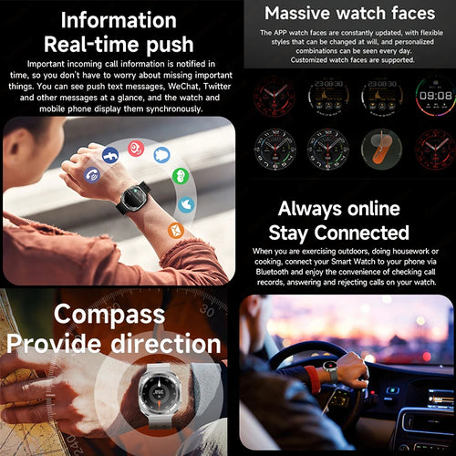 2026 Watch 7 Ultra Smartwatch — 3D Display, GPS, NFC & Compass for Men & Women