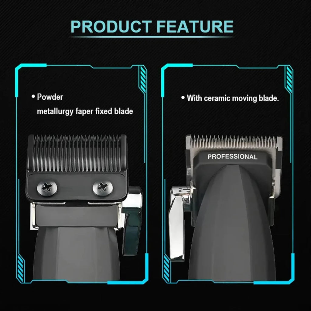 VGR Hair Trimmer Professional Clipper Barber Adjustable Hair Cut Machine 9000 RPM Clipper LED Display Hair Clippers Men V-003