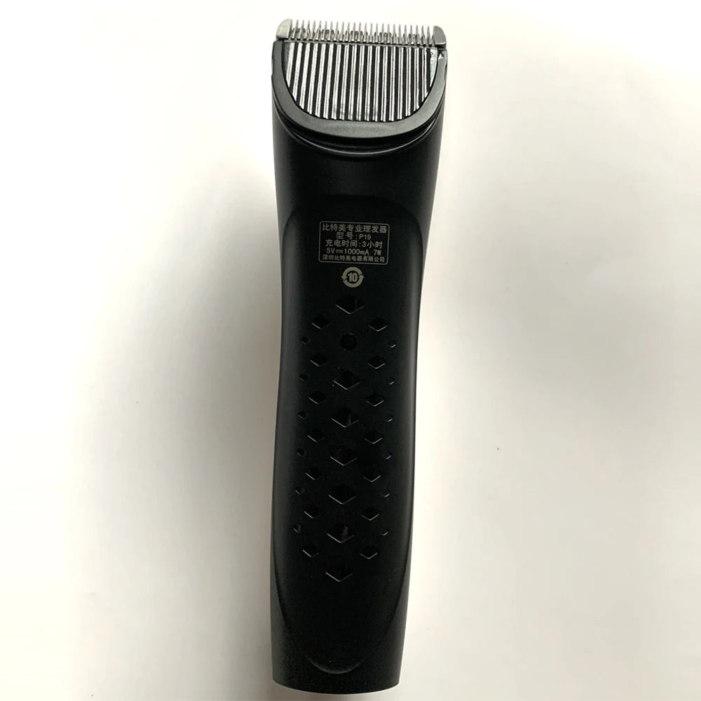 BTM P19 Professional Hair Clipper — Electric Cordless Trimmer for Barber & Home Use