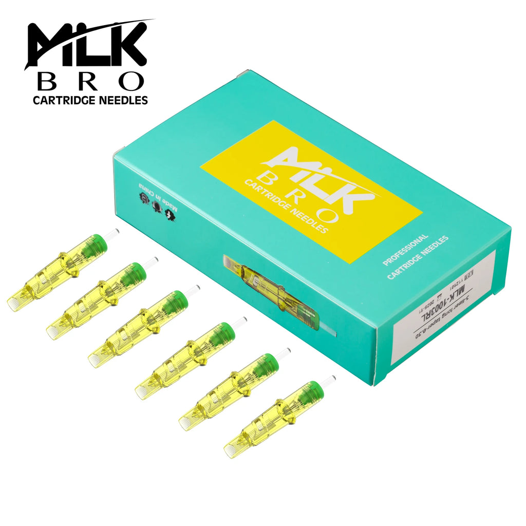 MLK BRO Disposable Cartridge Tattoo Needles — 20 Pcs/Box RL RS RM M1