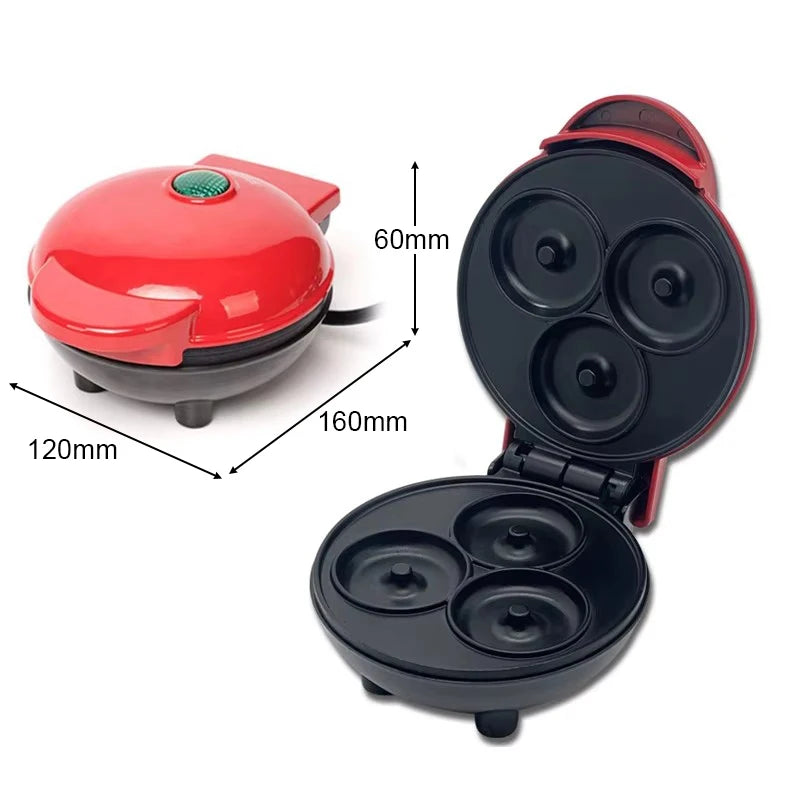 Multifunctional Waffle & Omelette Maker — Non-Stick Double-Side Heating Donut & Egg Burger Baker
