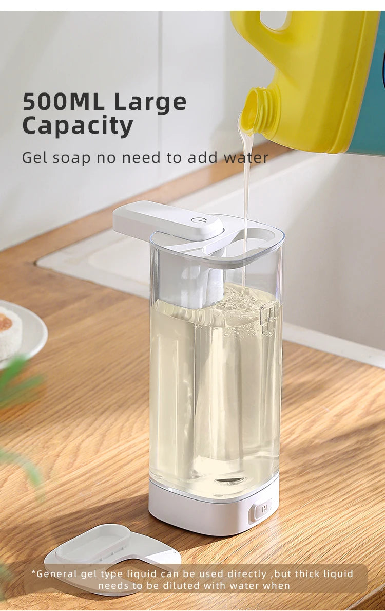 Automatic Sensor Soap Dispenser — Touchless Intelligent Hand Washing Machine for Kitchen