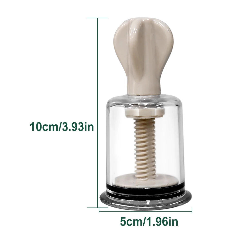 4 Size Massage Physiotherapy Cupping Manual Rotating Handle Cup Anti Cellulite Vacuum Cupping Cups Vacuum Body Massage Cans