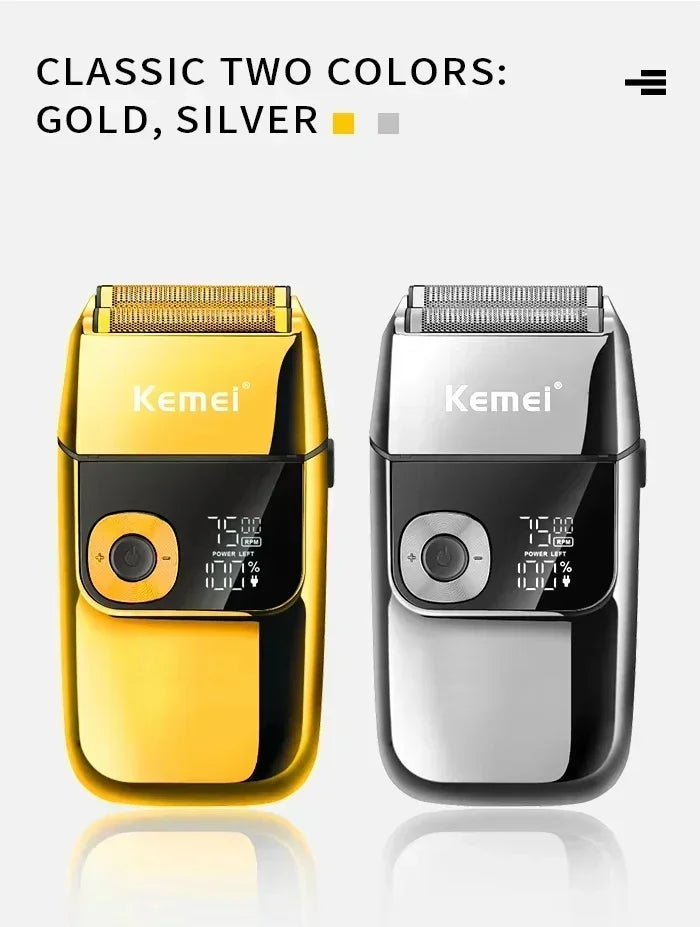 Kemei KM-5027 Original Cordless Electric Hair Clipper Rechargeable Hair Trimmer KM-2028 Shaver for Men USB Charging Razor Barber