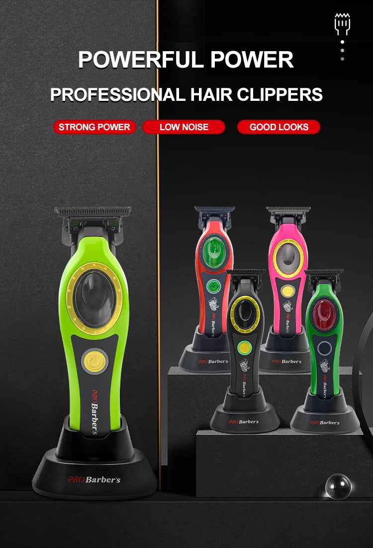 High Power Multifunctional Hair Clipper — Rechargeable Electric Men's Trimmer & Shaver