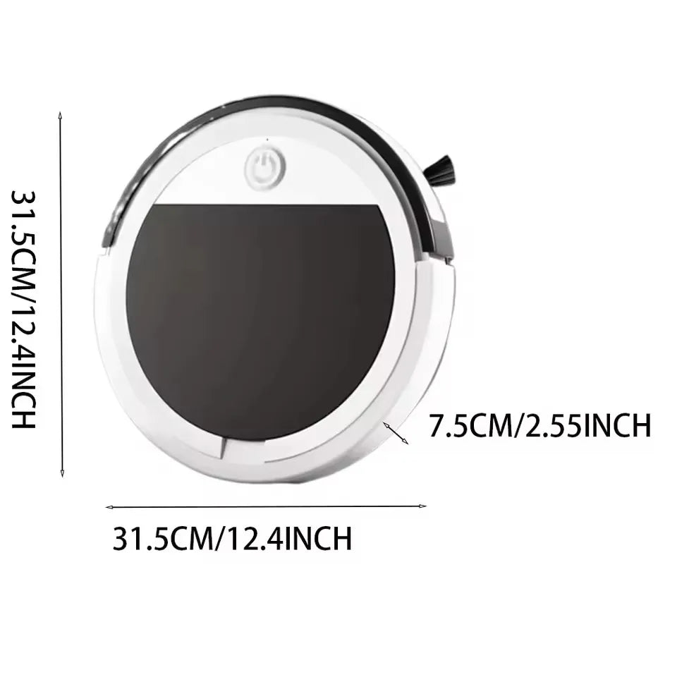PLUZZ Smart Floor Sweeping Robot — Remote Control Vacuum & Mop with Low Noise