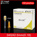 Disposable 34G Medical Micro Needle — Ultra-Fine Cosmetic Single Head