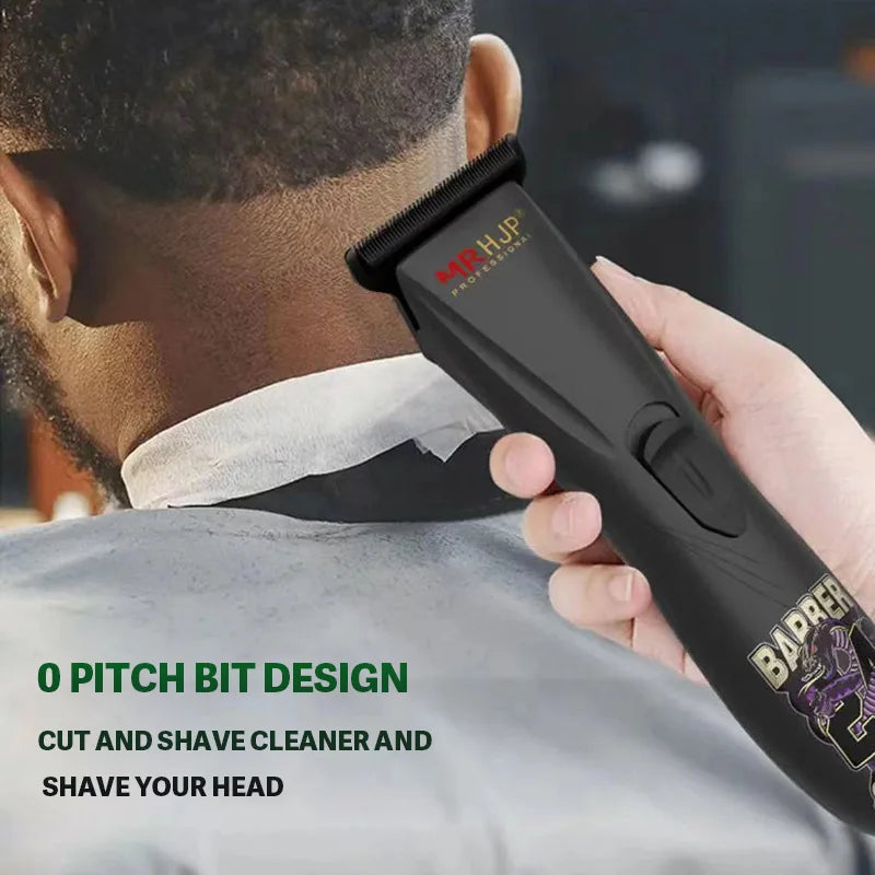 D8 Professional Hair Clipper — DLC Ceramic Blade 7200RPM Oil Head Engraving Trimmer