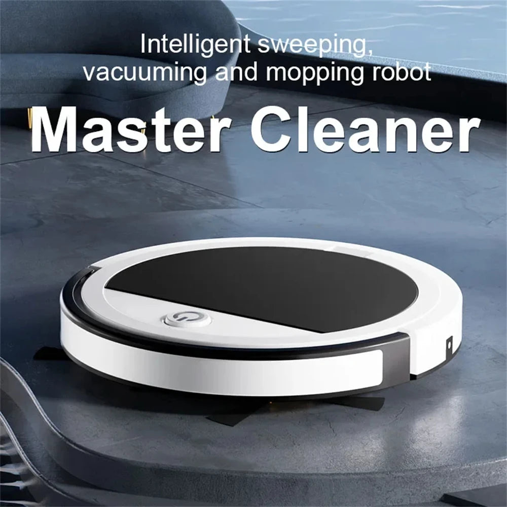 PLUZZ Smart Floor Sweeping Robot — Remote Control Vacuum & Mop with Low Noise