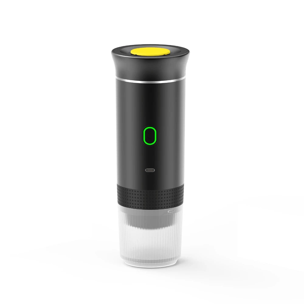 Portable Wireless Espresso Machine — 3-in-1 Capsule, Pod & Ground Coffee Maker for Travel & Car