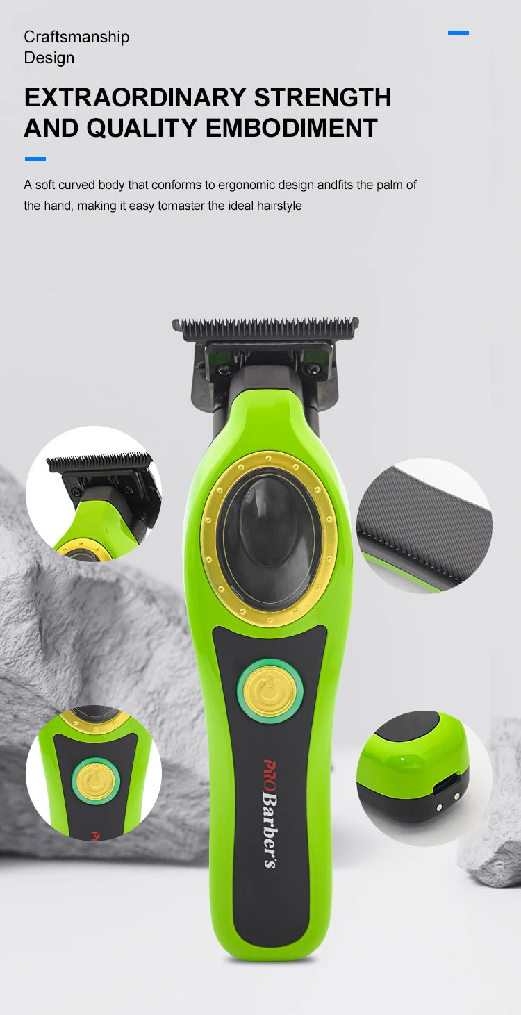 High Power Multifunctional Hair Clipper — Rechargeable Electric Men's Trimmer & Shaver