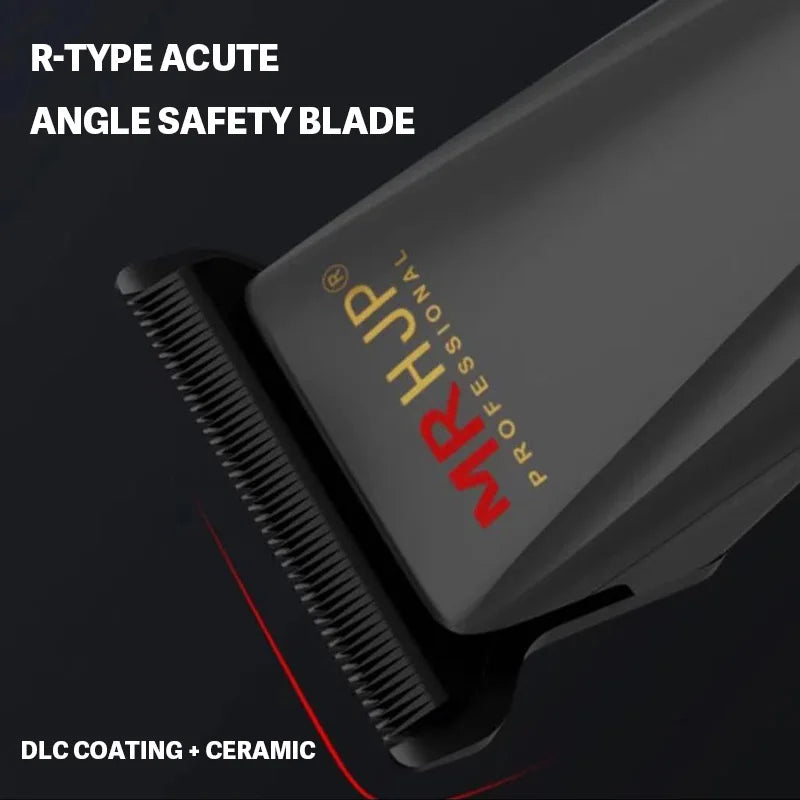 D8 Professional Hair Clipper — DLC Ceramic Blade 7200RPM Oil Head Engraving Trimmer