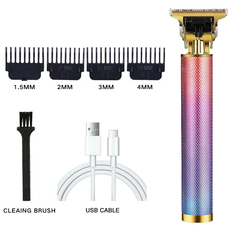 Professional Rechargeable Beard Trimmer for Men — Precision Electric Grooming Tool