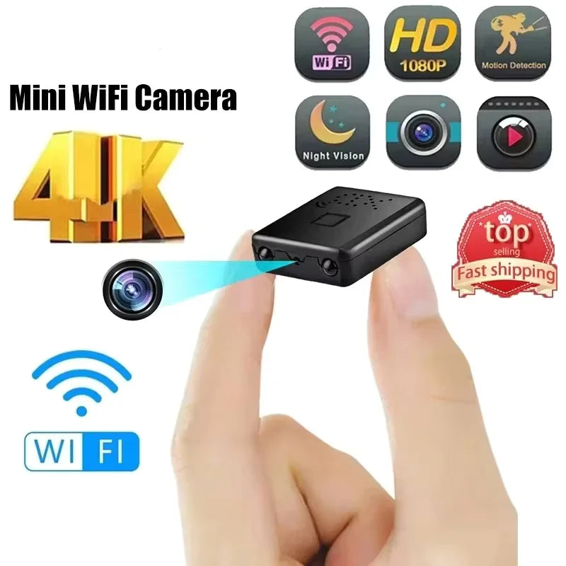 XD Mini Camera 4K WiFi — Night Vision Waterproof Home Security Video Recorder