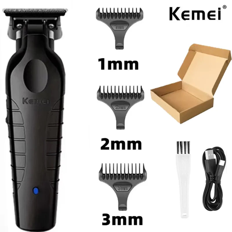 Kemei KM-2299 USB Fast Charging Hair Clipper — Professional Cordless Electric Trimmer