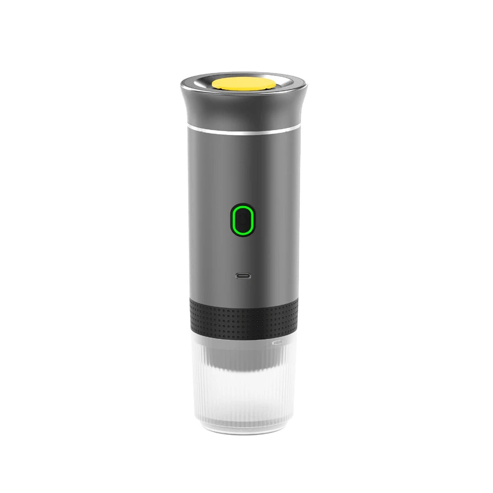 Portable Wireless Espresso Machine — 3-in-1 Capsule, Pod & Ground Coffee Maker for Travel & Car