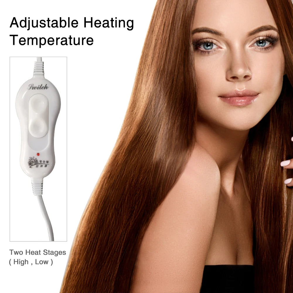 Electric Hair Heating SPA Cap — Self-Heating Thermal Treatment Hat for Hair Nourishing & Steaming