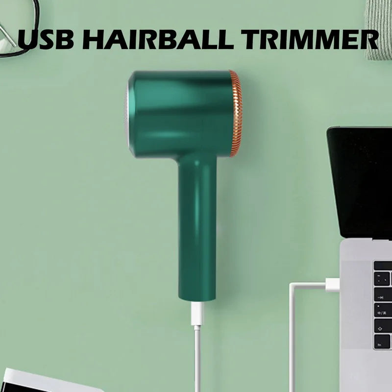 Rechargeable Fabric Lint Remover — Electric Fuzz & Hairball Shaver for Clothes & Sweaters