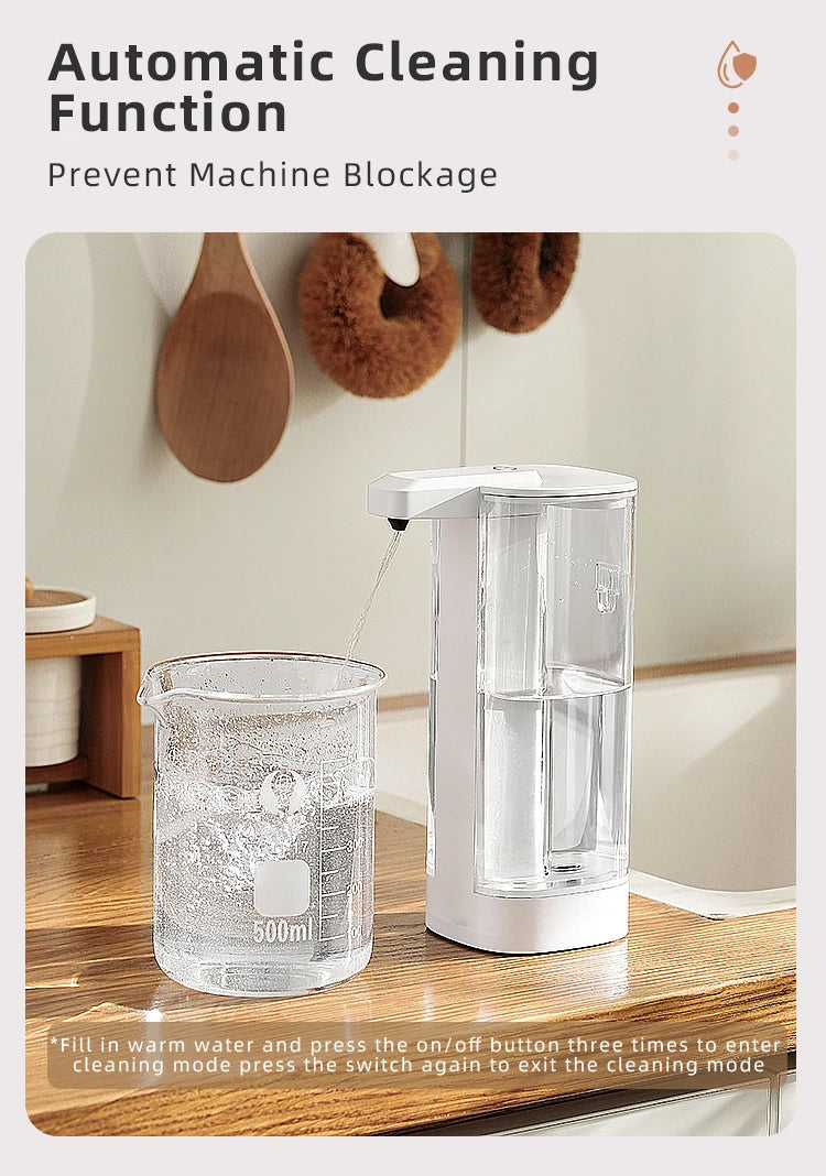Automatic Sensor Soap Dispenser — Touchless Intelligent Hand Washing Machine for Kitchen
