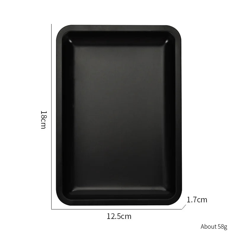 Stainless Steel Tattoo Tool Tray — 3 Colors Square Storage Box