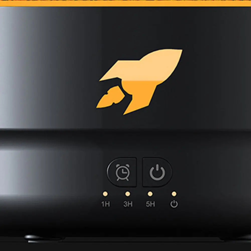 Volcanic Cannon Humidifier — RGB Aromatherapy Diffuser with Timer & Blast Effect
