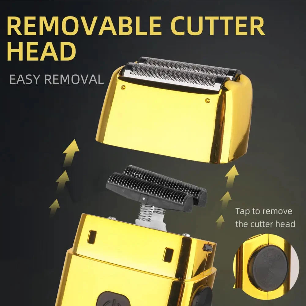 Professional USB Rechargeable Hair Clipper & Beard Trimmer — Complete Barber Kit for Men
