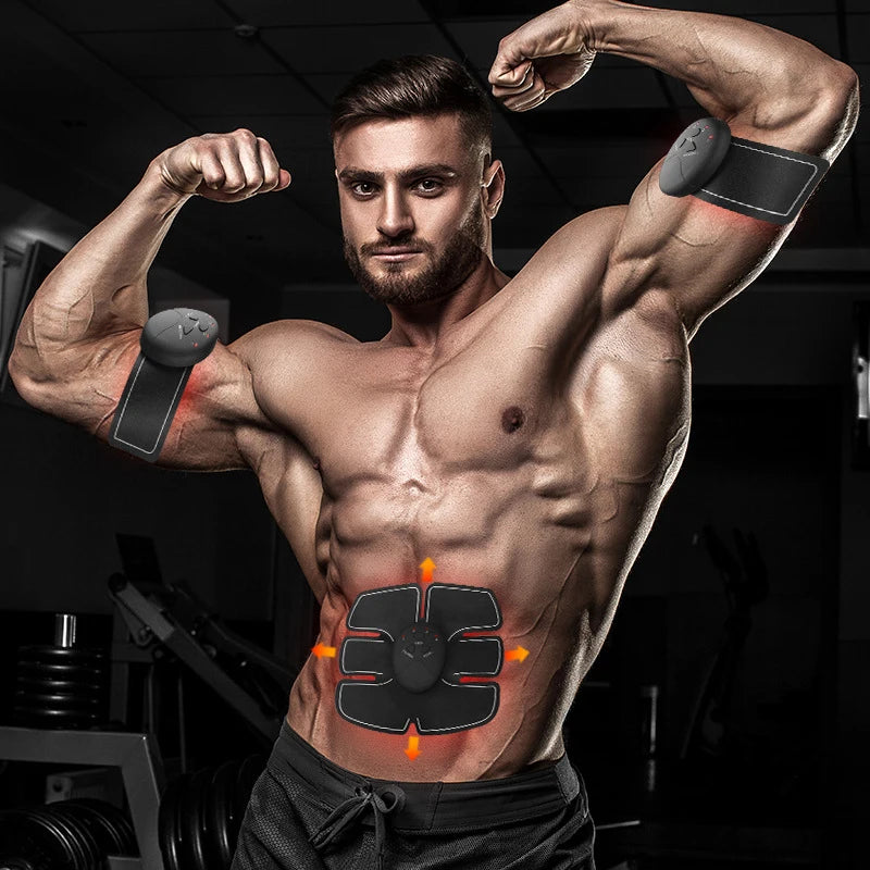 EMS Muscle Stimulator Smart Fitness Hip Trainer Fitness Electric Body Slimming Massager Abdominal Training Weight Loss