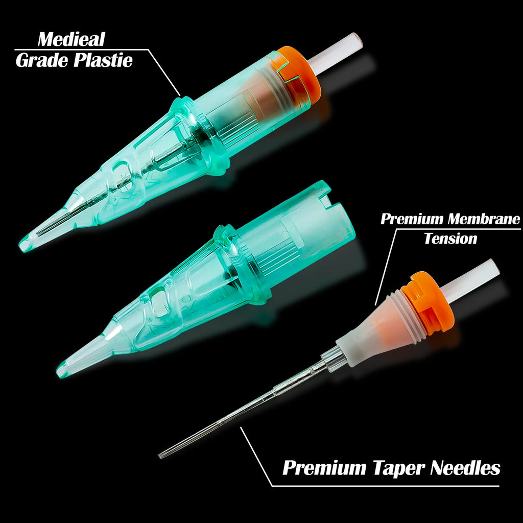 MLK BRO Disposable Cartridge Tattoo Needles — 20 Pcs/Box RL RS RM M1