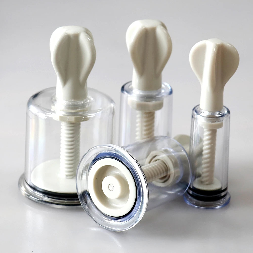 4 Size Massage Physiotherapy Cupping Manual Rotating Handle Cup Anti Cellulite Vacuum Cupping Cups Vacuum Body Massage Cans