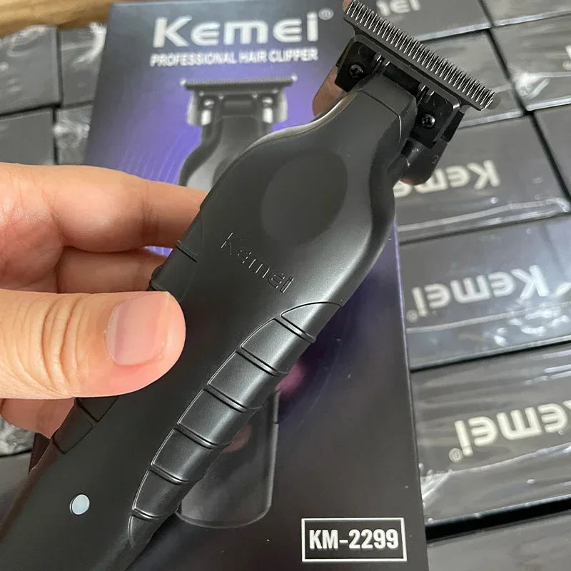 Kemei KM-2299 USB Fast Charging Hair Clipper — Professional Cordless Electric Trimmer