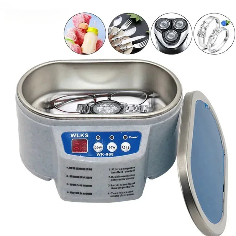 BALASHOV 600ml Dual-Frequency Ultrasonic Cleaner — Jewelry, Dentures & Watches