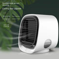 Desktop Water Cooling Fan — Mini USB Air Cooler with Humidification & High Wind Spray