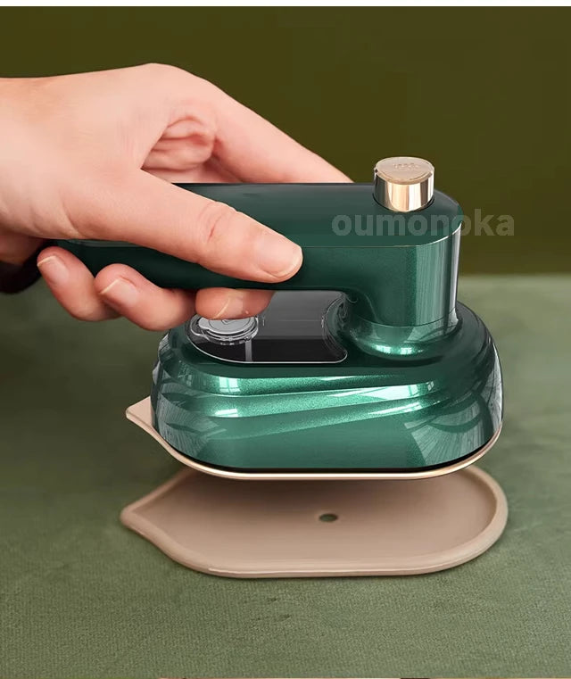 Mini Rotating Steam Iron — Portable Handheld Garment Steamer for Home & Travel