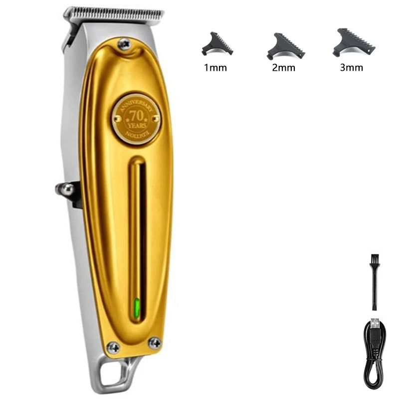 Kemei KM-1949 Pro Full Metal Hair Clipper — Professional Electric Barber Trimmer for Men