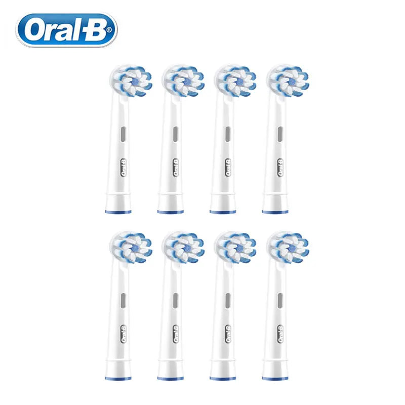 Oral-B EB60 Soft Tooth Brush Heads Sensitive Clean Original Replacement Nozzles Refill Electric Toothbrush Spare Parts 1-12 pcs