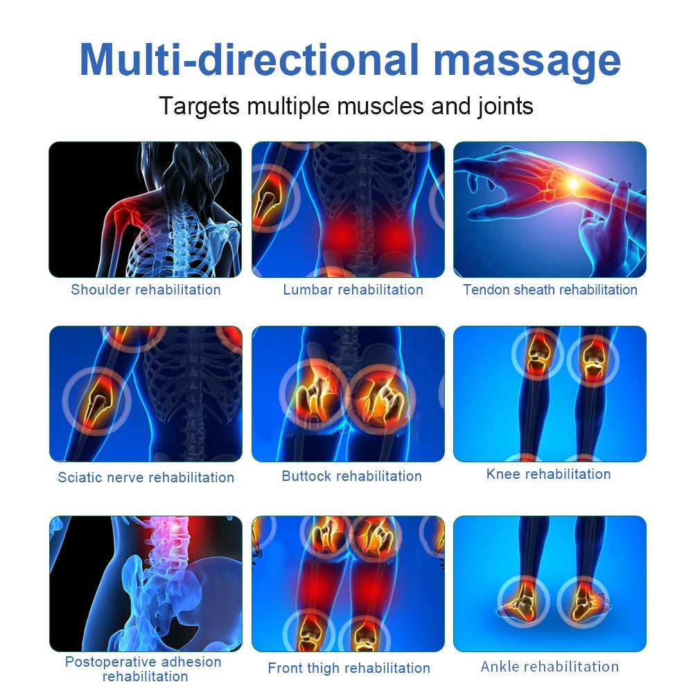 EMS Eletric Professional Muscle Stimulation Physiotherapy Tens Acupuncture Machines Pulse Impulse Body Massager 12 Modes Gifts