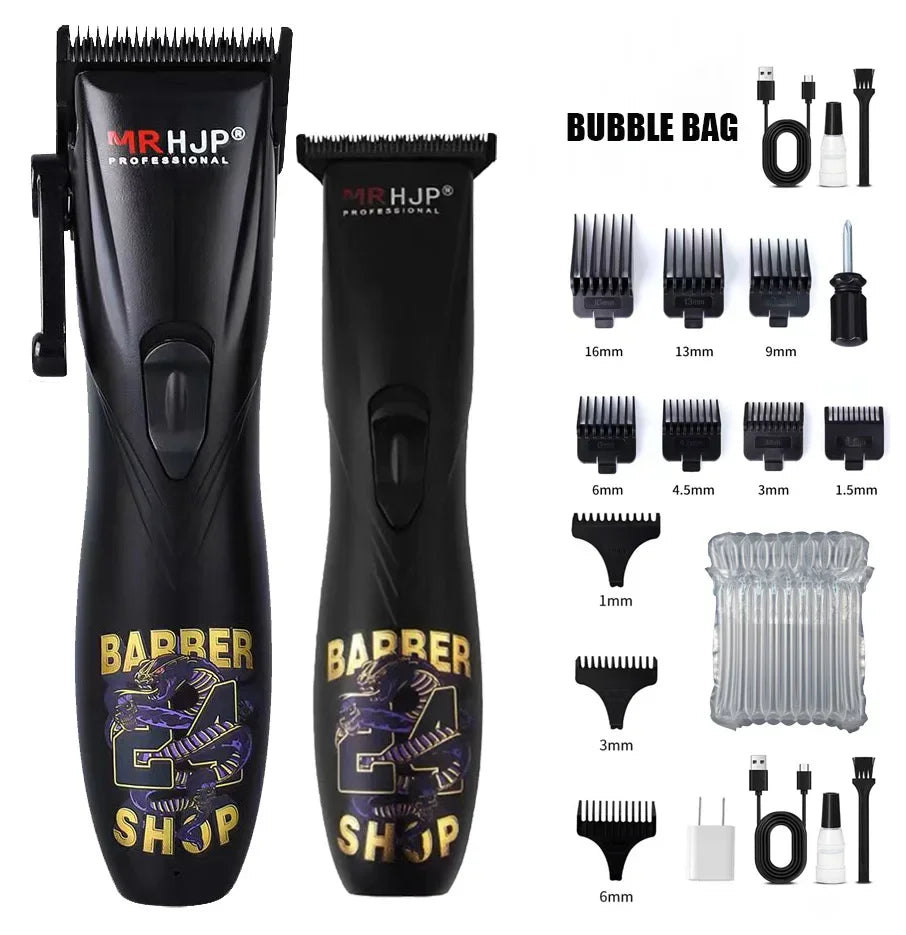 D8 Professional Hair Clipper — DLC Ceramic Blade 7200RPM Oil Head Engraving Trimmer