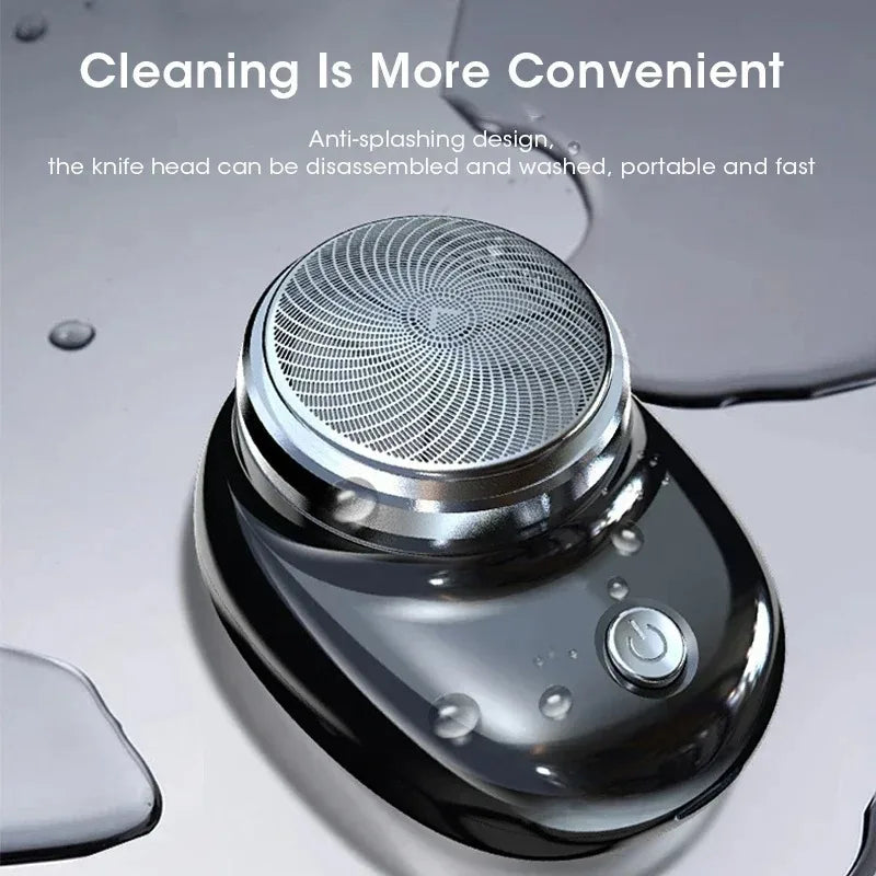 Pocket Mini Travel Electric Shaver — Rechargeable Wireless Detachable Facial & Body Trimmer