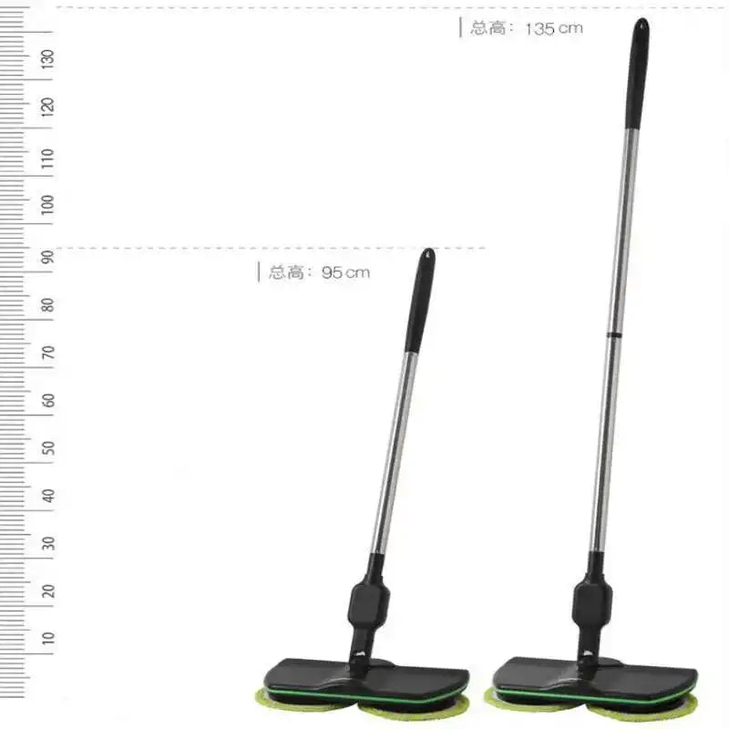 Electric Rotating Mop 2-in-1 — Rechargeable Wireless Floor Cleaner & Wax Machine